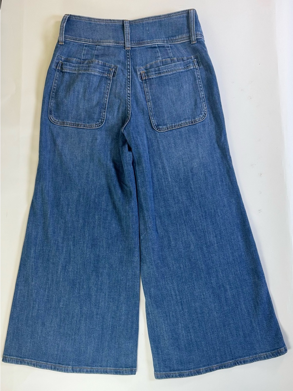 Anthropologie Pilcro Wide Leg Crop Trouser Jeans Women’s 28 - Picture 2 of 8